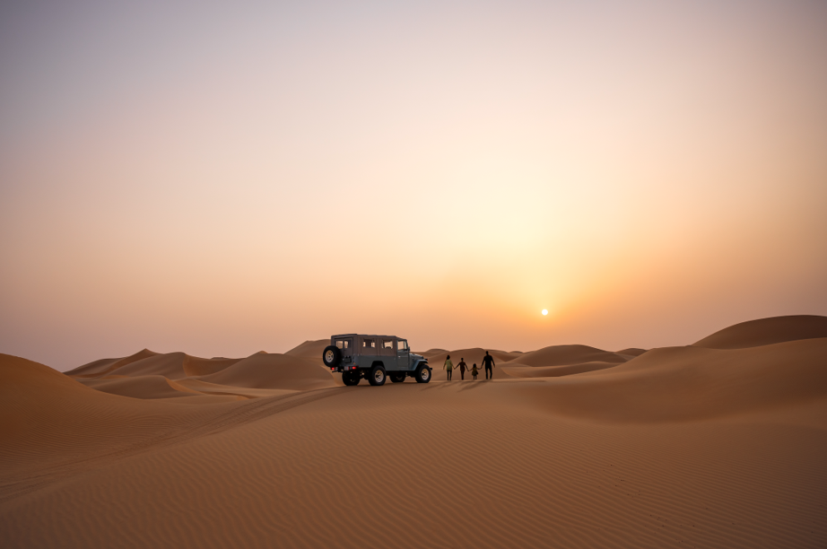 Dive into the desert with our exclusive Sunset Safari at Nujum Desert Camp