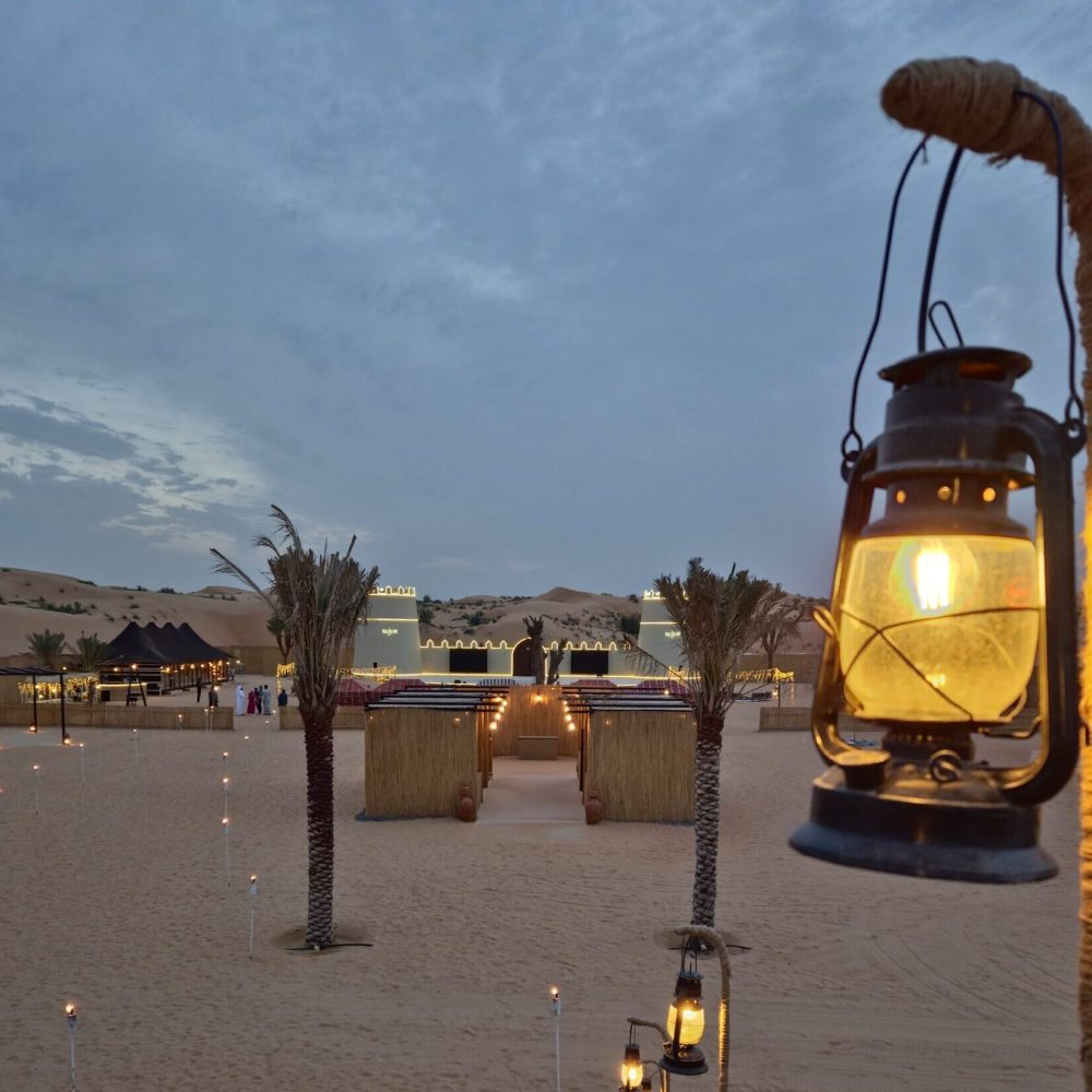 Evening at Nujum Desert Camp