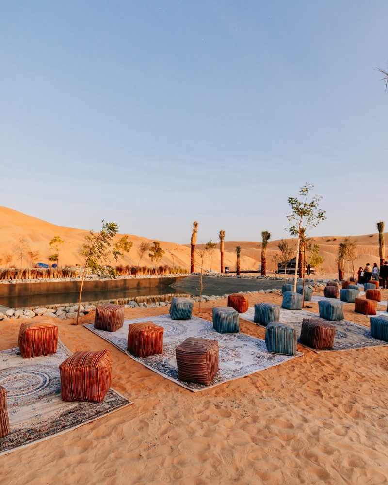 Oasis area at Nujum Camp