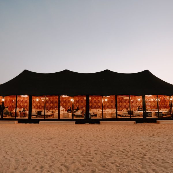 Bedouin-style tents to reflect traditional Emirati designs, creating an atmosphere that transports our guests to a bygone era. immerse in authentic Emirati experience