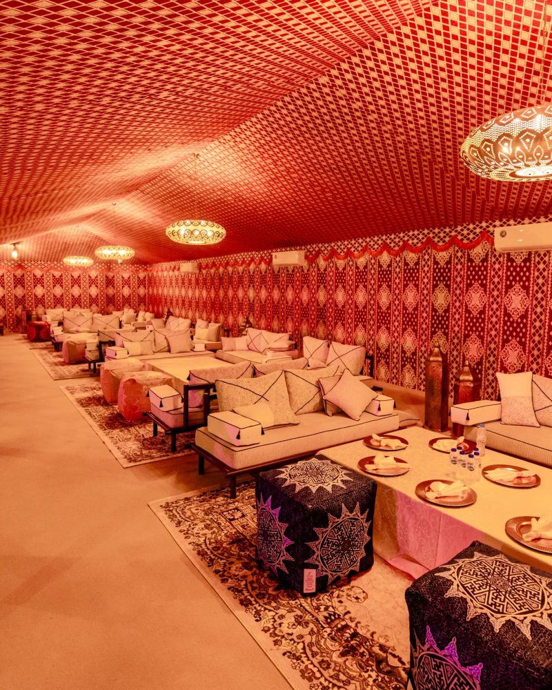 VIP Sitting area for Exclusive Safari Tours