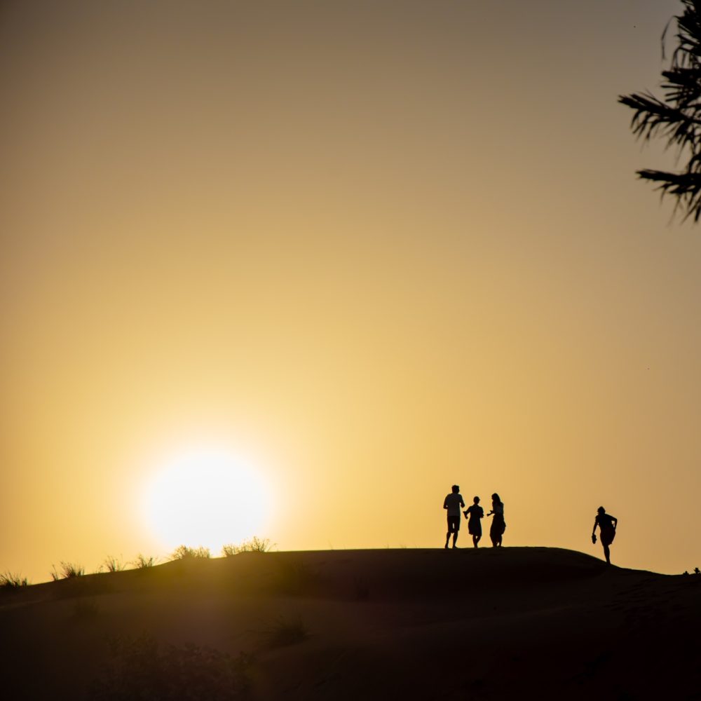 Sunset Safari experience above the dunes At Nujum Desert Camp